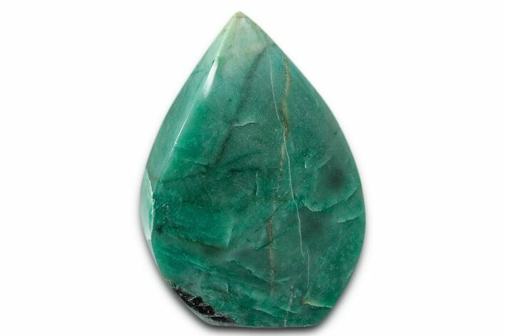 Polished Jade (Nephrite) Flame - Afghanistan #337987